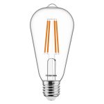 TOSHIBA LED FILAMENT ST64 E27 7W 2700K DIMMABLE