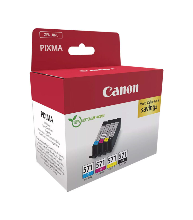 Canon Μελάνι Inkjet CLI-571 CMYK Multipack