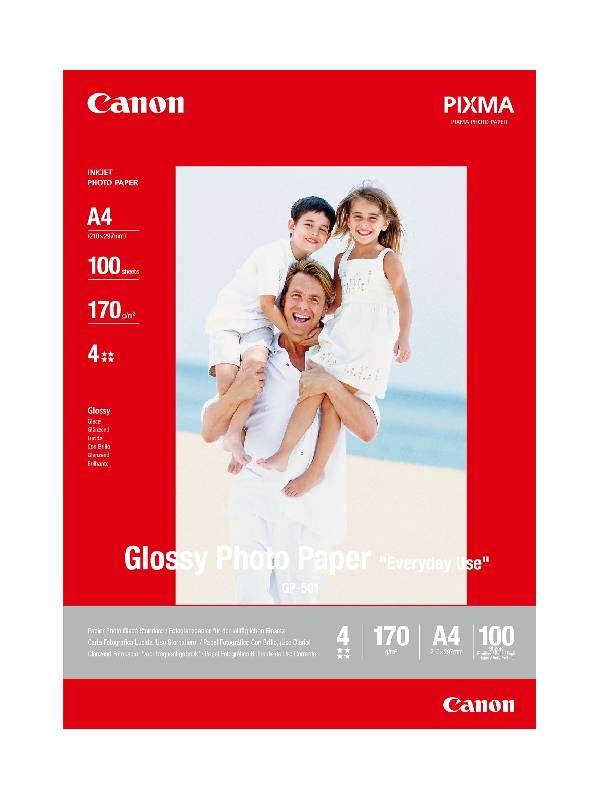 CANON BJ MEDIA GLOSSY PHOTO PAPER GP-501