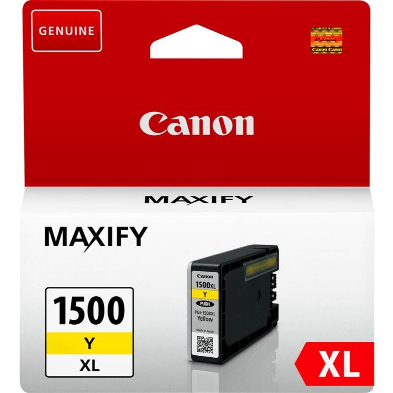 CANON INK PGI-1500XL Y YELLOW DUAL RESIS