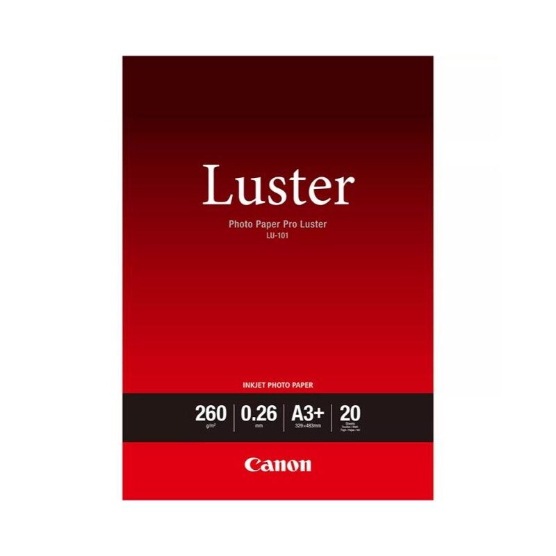 CANON LUSTER PAPERLU-101 A3+ 20 SHEETS