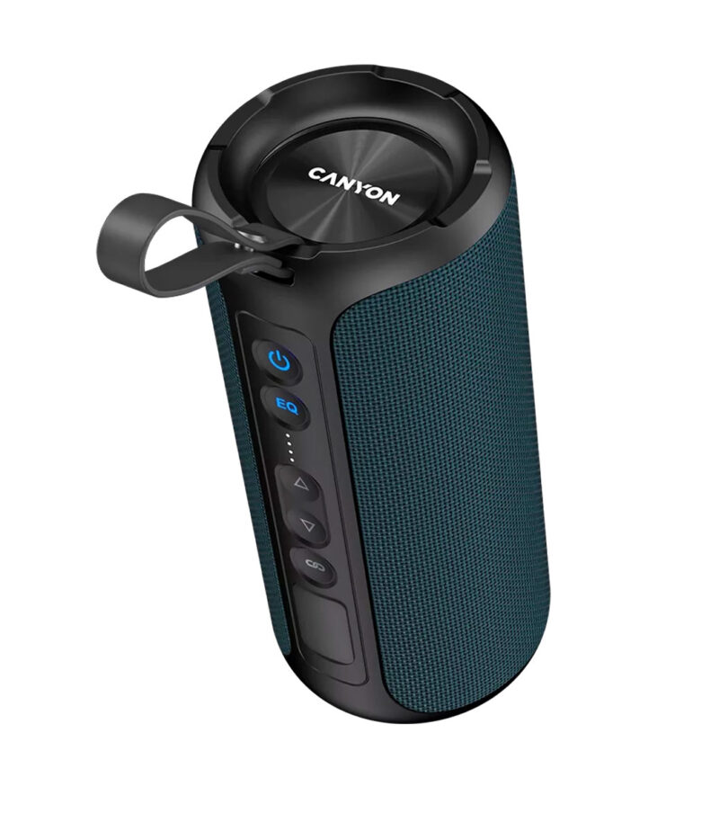 Bluetooth speaker Canyon OnMove 15W EQ TWS AUX Dark Blue - CNE-CBTSP15BK