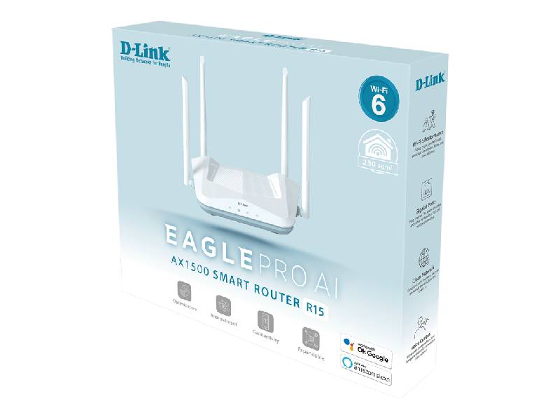 D-Link EAGLE PRO AI AX1500 Smart Router (R15)