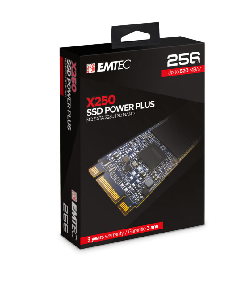 Emtec SSD M2 Sata X250 256GB Internal