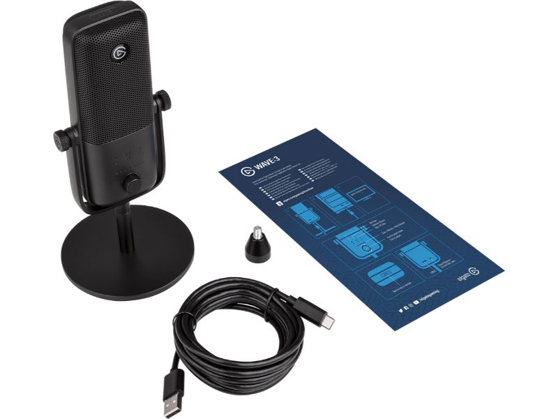 Elgato Wave: 3 Microphone Premium USB Condenser - 10MAB9901