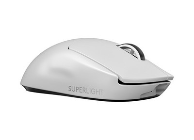 GAM.MOUSE LOGITECH GPRO X SPRLT. W/L WHT