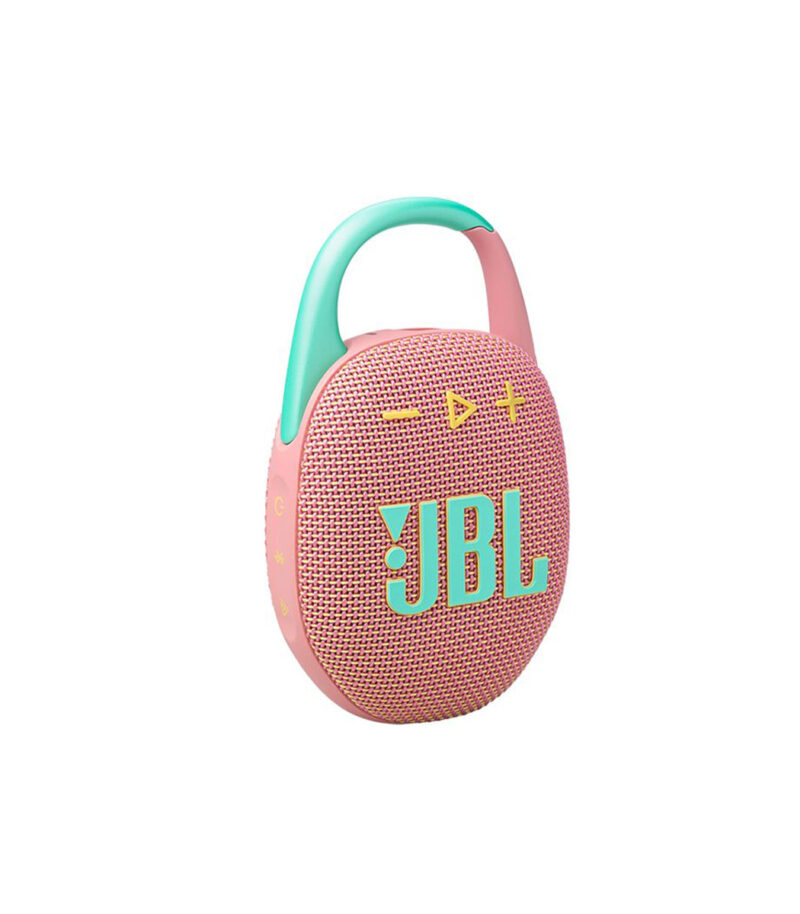 JBL Clip 5, Portable Bluetooth Speaker, Water-Dust proof IP67, (Pink) JBLCLIP5PINK