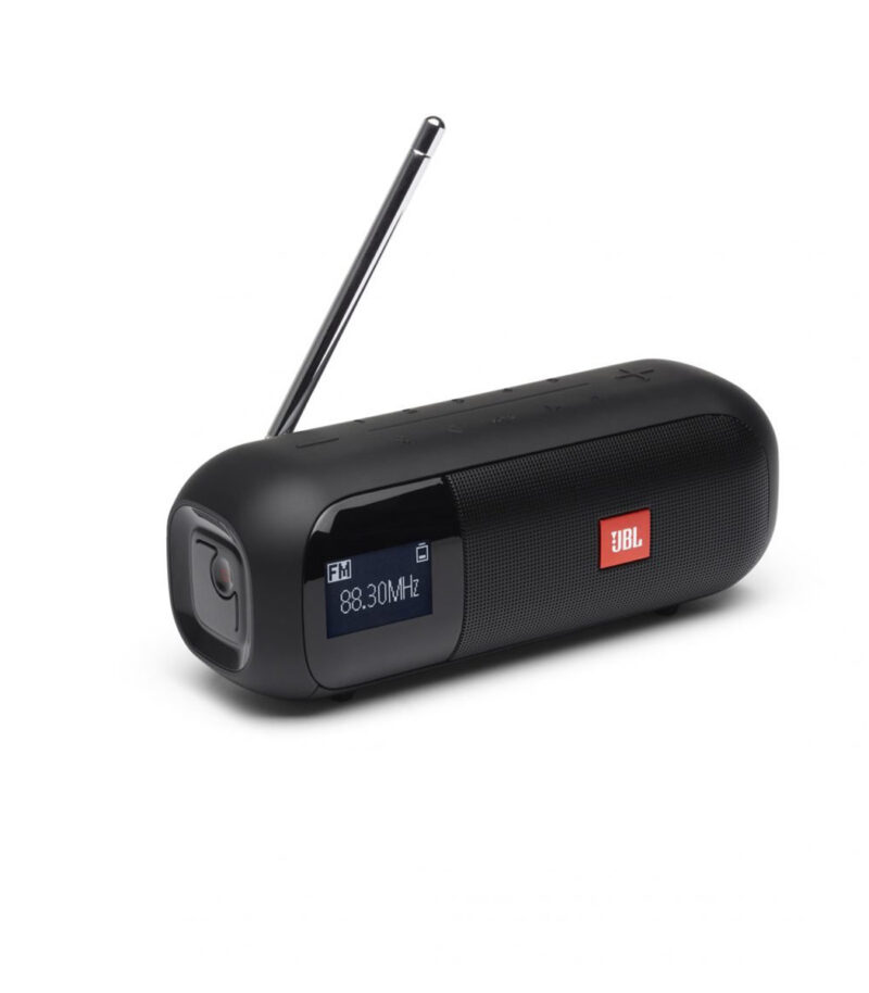 JBL Tuner 2, Bluetooth Speaker with DAB-FM Radio, Waterproof IPX7 (Black) JBLTUNER2BLK