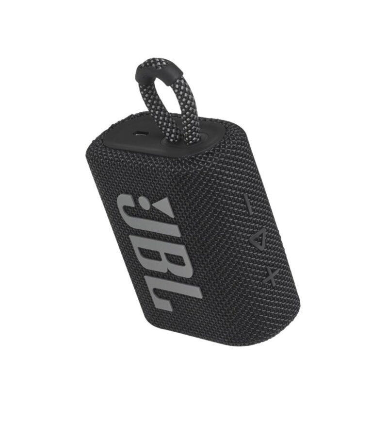 JBL GO3, Portable Bluetooth Speaker, Waterproof IP67, (Black) JBLGO3BLK