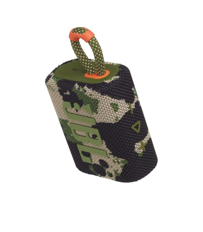 JBL GO3, Portable Bluetooth Speaker, Waterproof IP67, (Squad) JBLGO3SQUAD