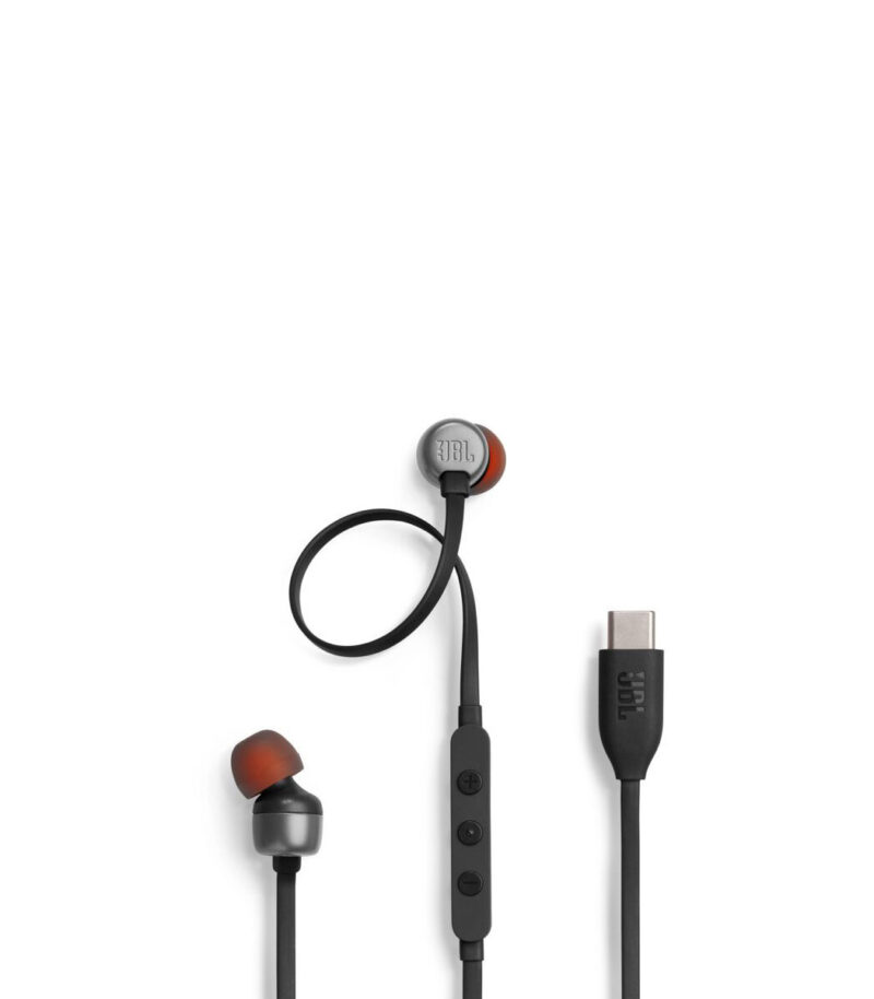 JBL Tune 310C, In-Ear Headphones, USB-C, Hi-Res, (Black) JBLT310CBLK
