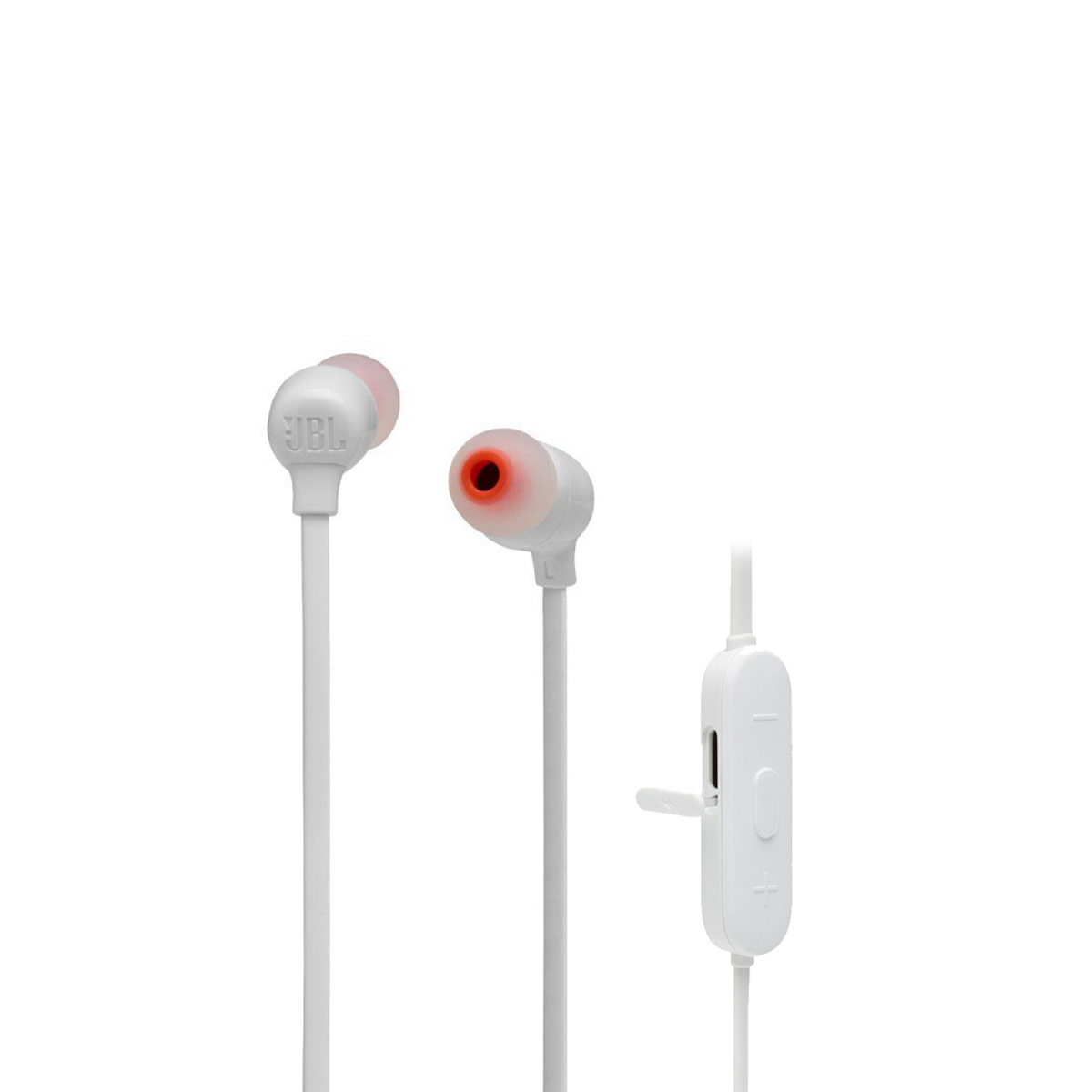 JBL Tune 125BT, Wireless In-Ear with 3-button Mic-Remote (White) JBLT125BTWHT