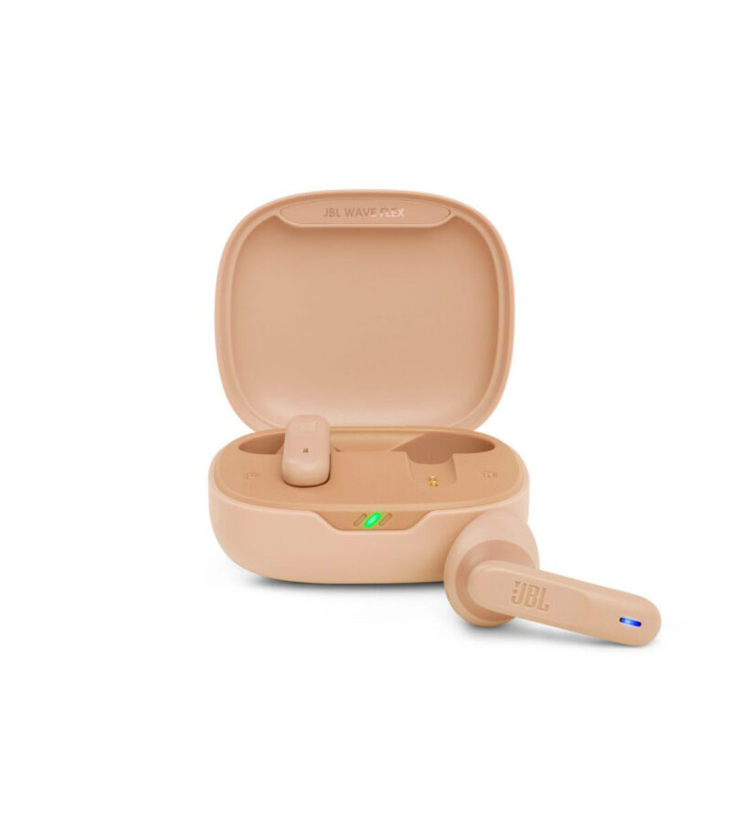 JBL Wave Flex, True Wireless Ear-Buds Headphones, IP54, Touch, (Beige) JBLWFLEXBEG