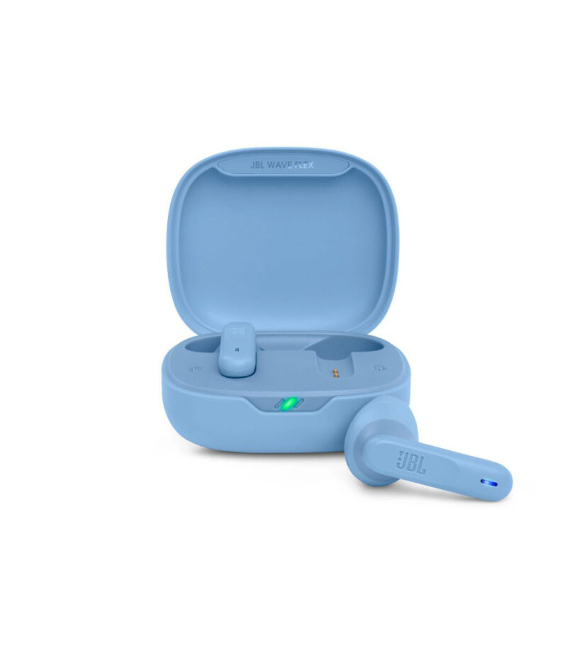 JBL Wave Flex, True Wireless Ear-Buds Headphones, IP54, Touch, (Blue) JBLWFLEXBLU