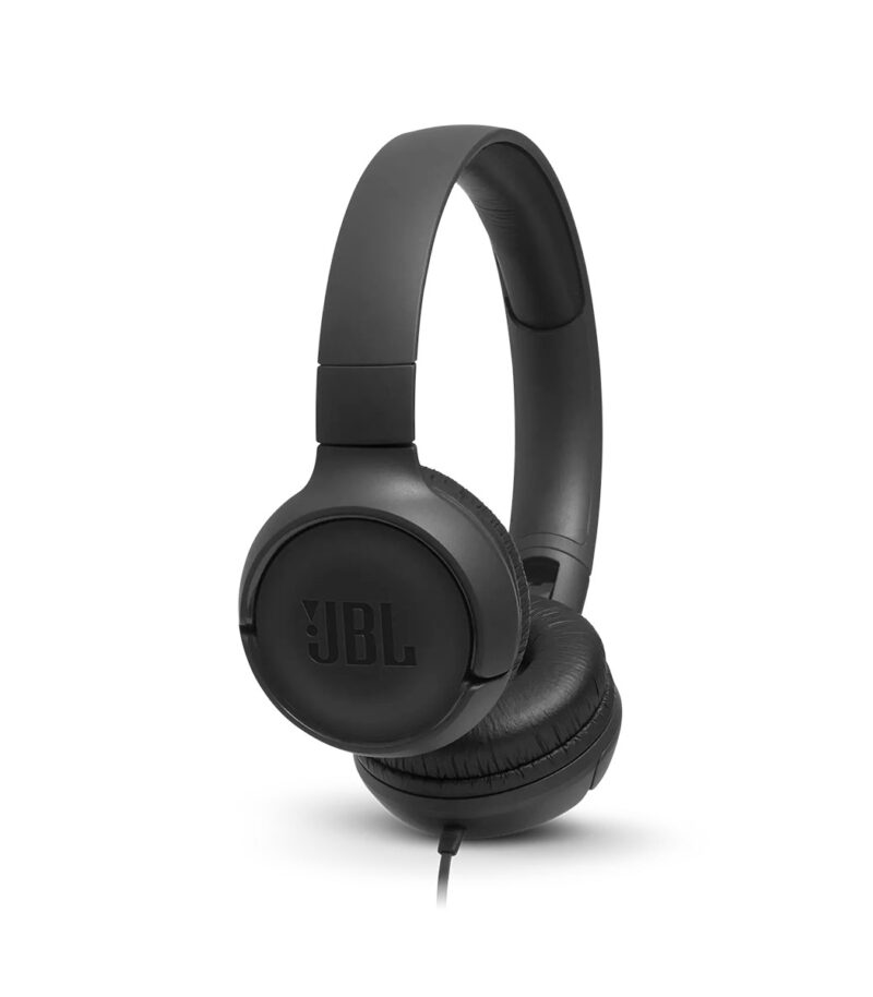 JBL Tune 500, OnEar Universal Headphones 1-button Mic-Rem (Black) JBLT500BLK