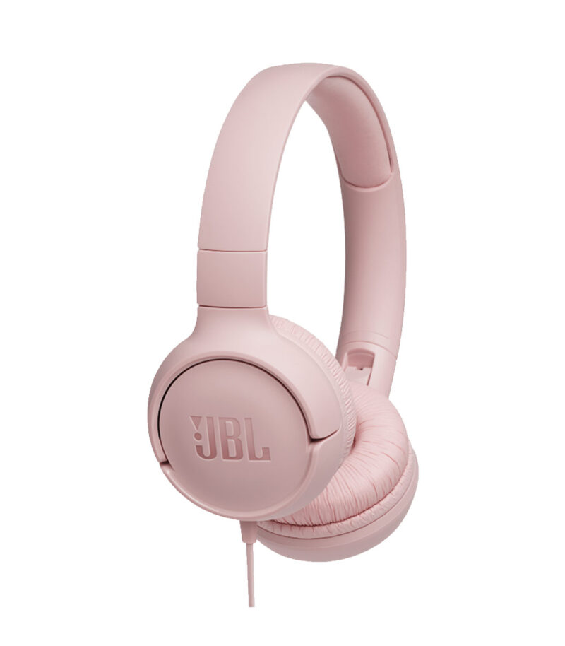 JBL Tune 500, OnEar Universal Headphones 1-button Mic-Rem (Pink) JBLT500PIK