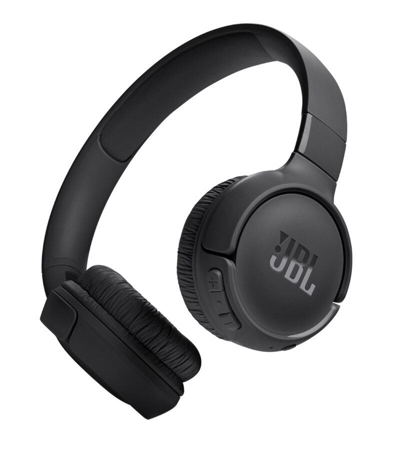 JBL Tune 520ΒΤ, On-Ear Bluetooth Headphones, Multipoint, APP, (Black) JBLT520BTBLKEU