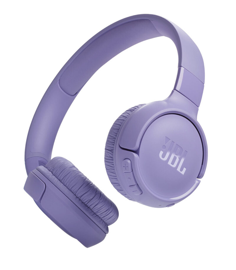 JBL Tune 520ΒΤ, On-Ear Bluetooth Headphones, Multipoint, APP, (Purple) JBLT520BTPUREU