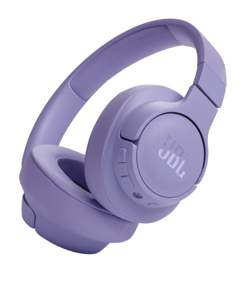 JBL Tune 720BT, Over-ear Bluetooth Headphones, Multipoint, APP, (Purple) JBLT720BTPUR