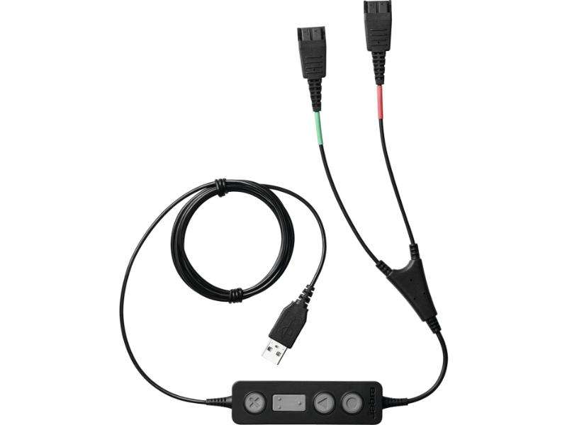 Jabra Link 265 USB with 2 QD Training cable with mute option