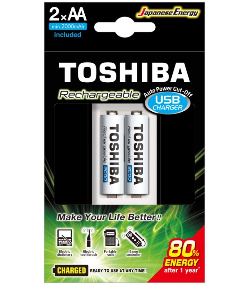 TOSHIBA TNHC-6GME2 CB  (AA 2000mAh x 2)