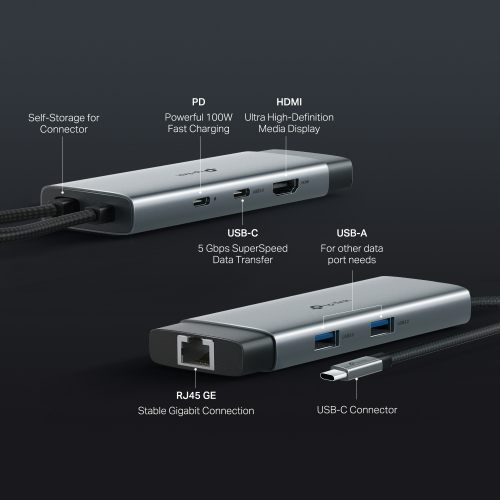 TP-Link USB Type-C 6-Port Hub UH6120C