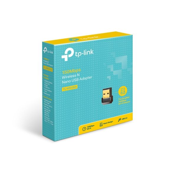 Tp-Link 150Mbps Wireless N Nano USB Adapter (TL-WN725N)