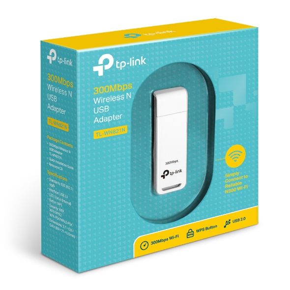 Tp-Link 300Mbps Wireless N USB Adapter (TL-WN821N)