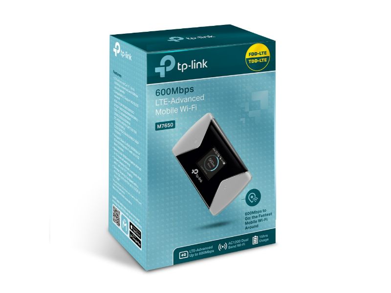 Tp-Link 600Mbps LTE-Advanced Mobile Wi-Fi (M7650)