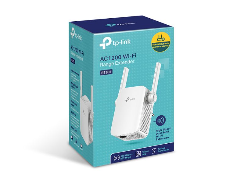 Tp-Link AC1200 Mesh Wi-Fi Range Extender (RE305)