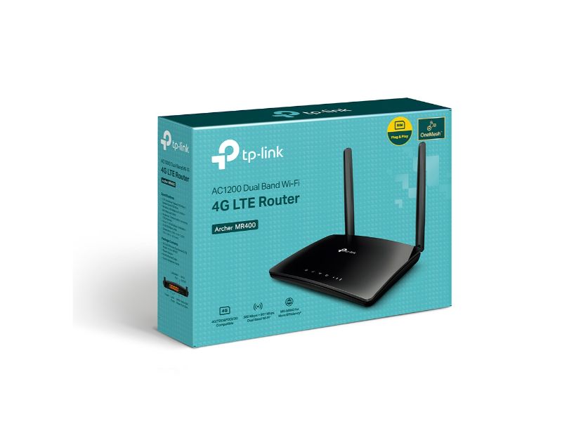 Tp-Link AC1200 Wireless Dual Band 4G LTE Router (ARCHER MR400)