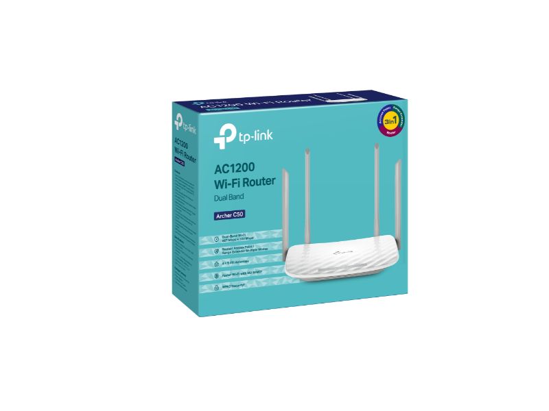 Tp-Link AC1200 Wireless Dual Band Router (Archer C50)