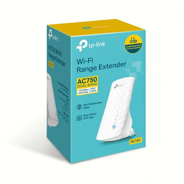 Tp-Link AC750 Wi-Fi Range Extender (RE190)