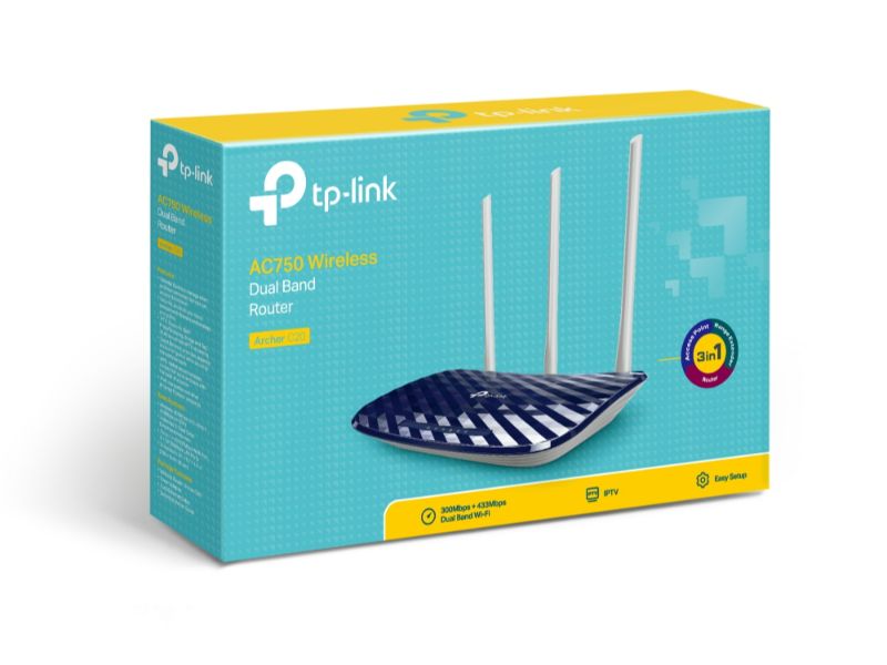 Tp-Link AC750 Wireless Dual Band Router (Archer C20)