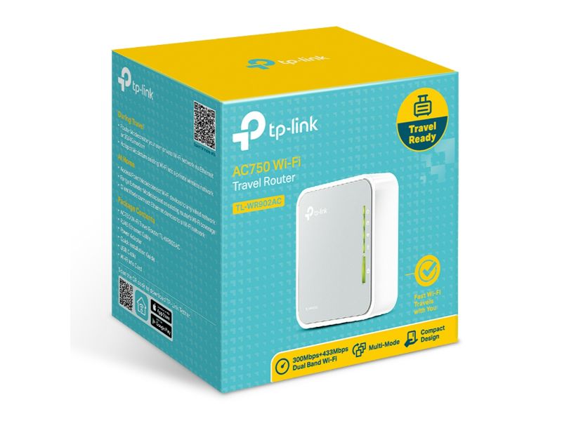 Tp-Link AC750 Wireless Travel Router (TL-WR902AC)