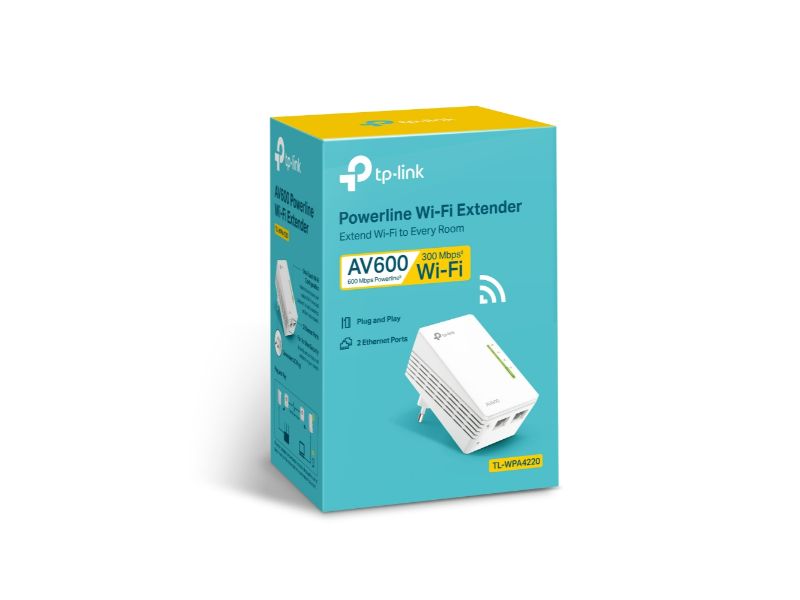 Tp-Link AV600 Wi-Fi Powerline Extender (TL-WPA4220)