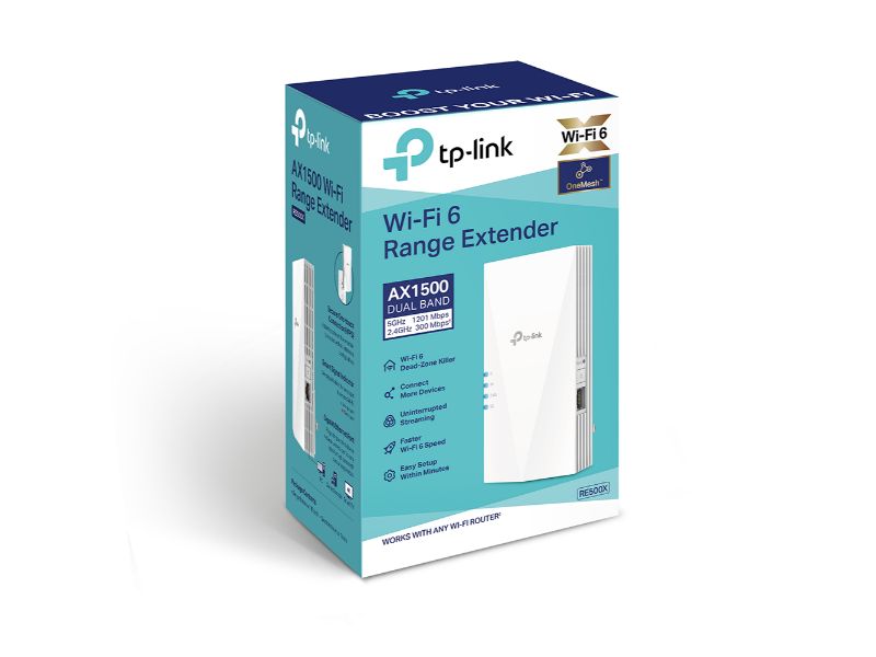 Tp-Link AX1500 Wi-Fi Range Extender (RE500X)