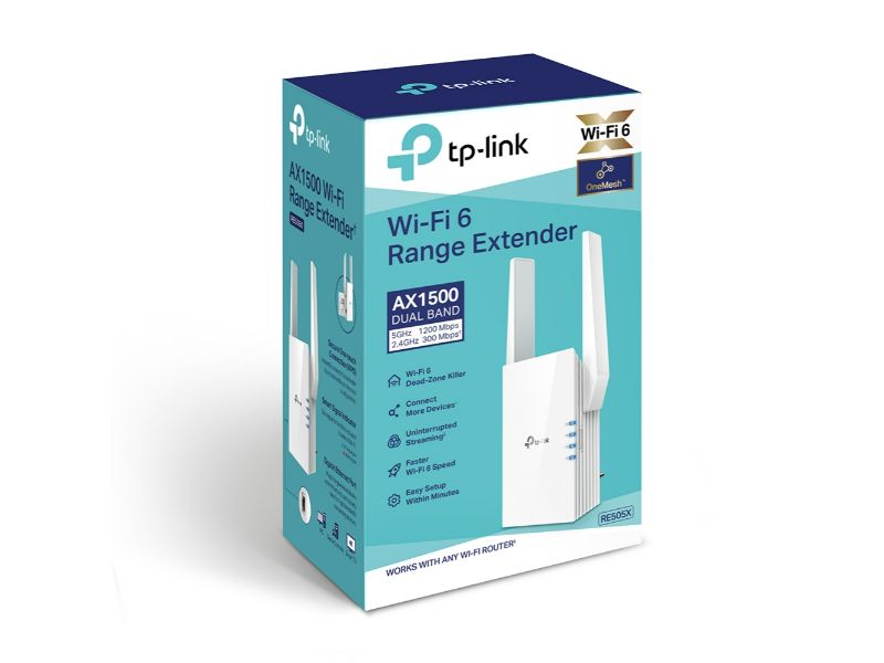 Tp-Link AX1500 Wi-Fi Range Extender (RE505X)