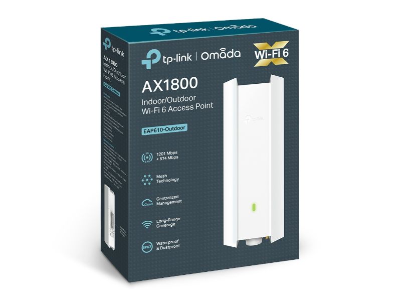 Tp-Link AX1800 Indoor/Outdoor WiFi 6 Access Point (EAP610-Outdoor)