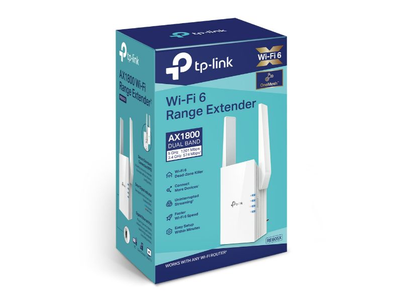 Tp-Link AX1800 Wi-Fi Range Extender (RE605X)