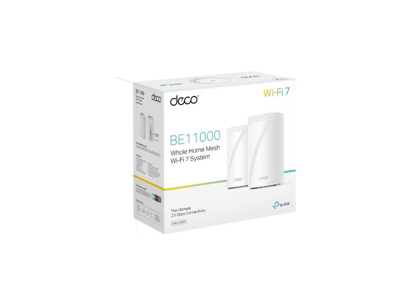 Tp-Link BE11000 Whole Home Mesh Wi-Fi 7 System Deco BE65(2-PACK)