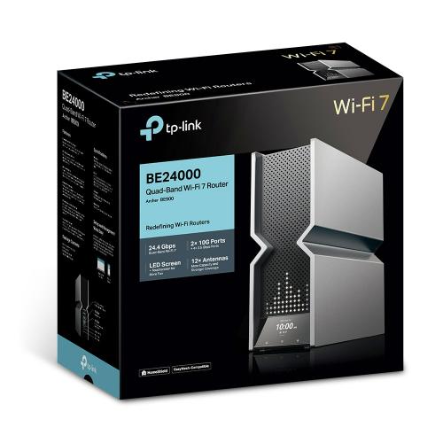 Tp-Link BE24000 Quad-Band Wi-Fi 7 Router (Archer BE900)