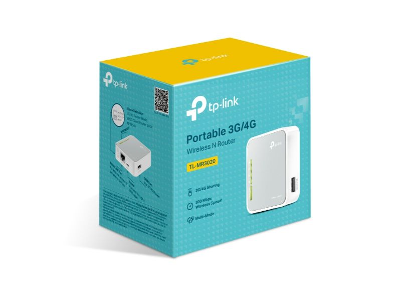 Tp-Link Portable 3G/4G Wireless N Router (TL-MR3020)