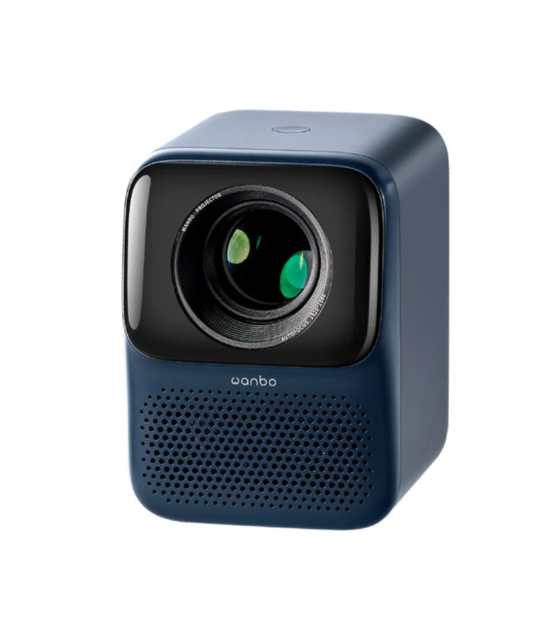 Wanbo T2 Max New Dark Blue Projector (Full HD 1080P, Android, WiFi, Bluetooth, 450 ANSI, Auto Focus)