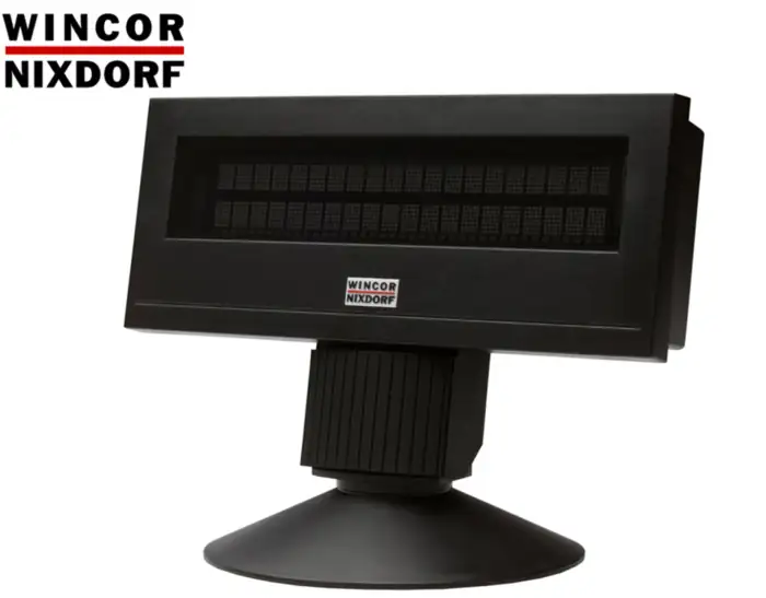 POS CUSTOMER DISPLAY WINCOR BA63 USB WHITE NO BASE