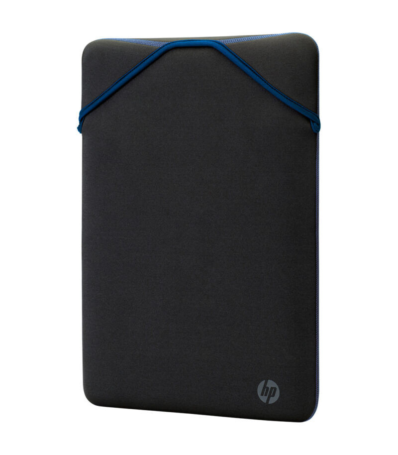 HP Protective Reversible 15.6 Black-Blue Laptop Sleeve - 2F1X7AA