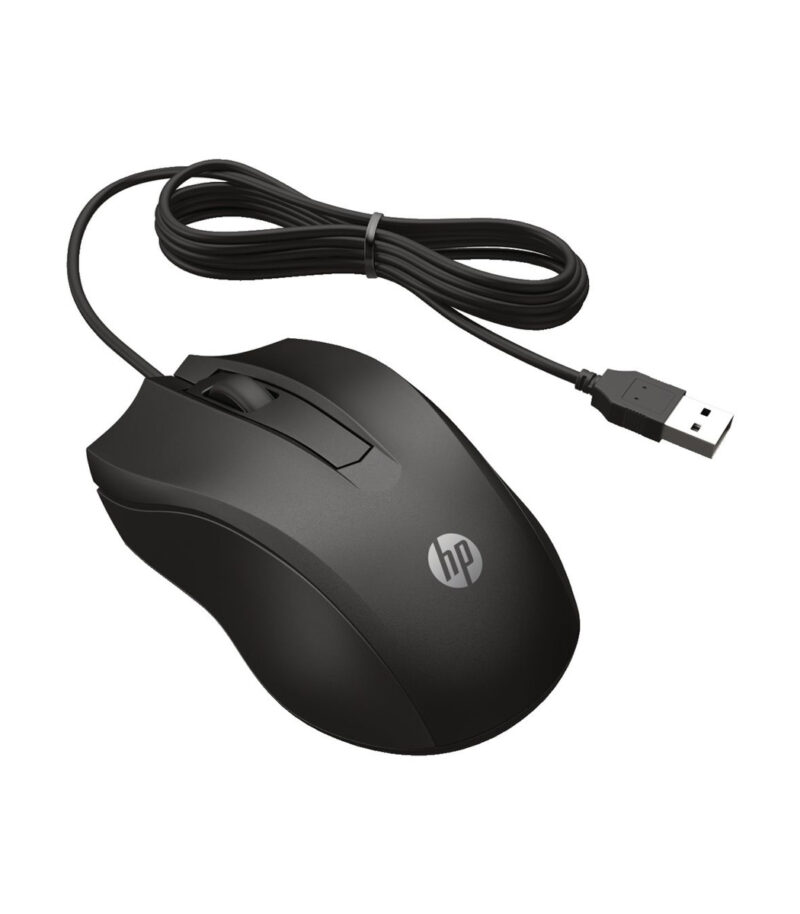 HP Wired Mouse 100 EURO - 6VY96AA