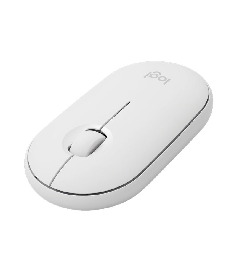 Logitech Pebble M350 Ασύρματο Bluetooth Ποντίκι Λευκό - 910-005716
