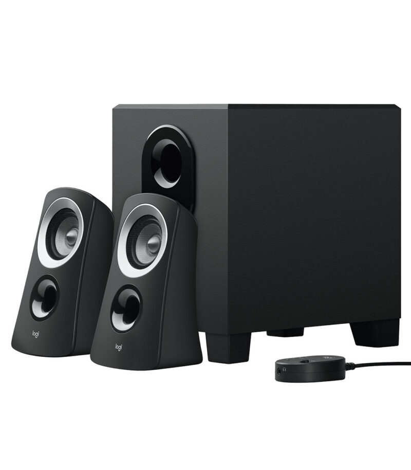 Logitech Z313 Ηχεία Υπολογιστή 2.1 25W Black (980-000413)