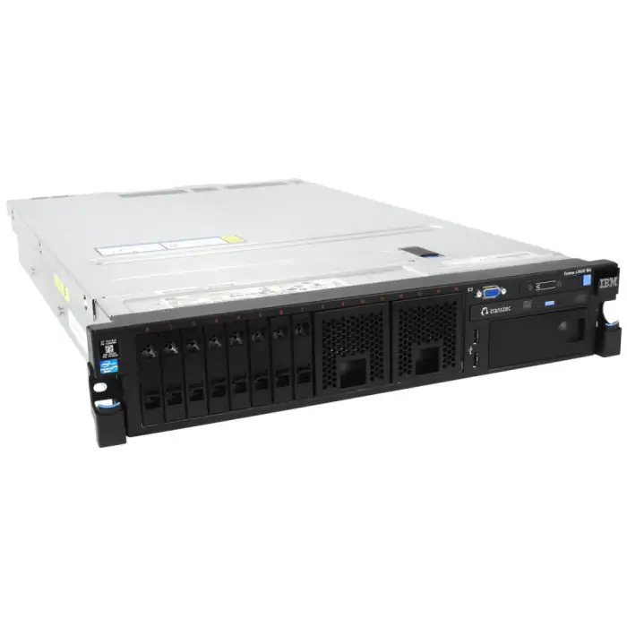 SERVER IBM X3650 M4 8SFF 2xE5-2620/2X4GB/RAID M5110e-512MBwB